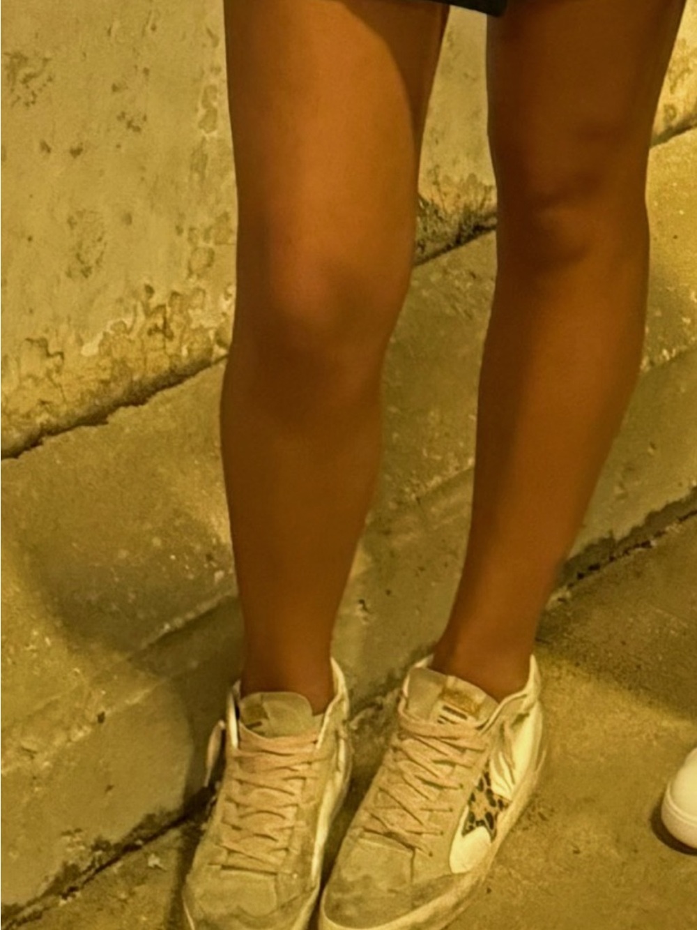 Golden Goose Mid Star Sneakers - White, Beige, Brown Leopard & Pink Laces - Picture 10 of 10